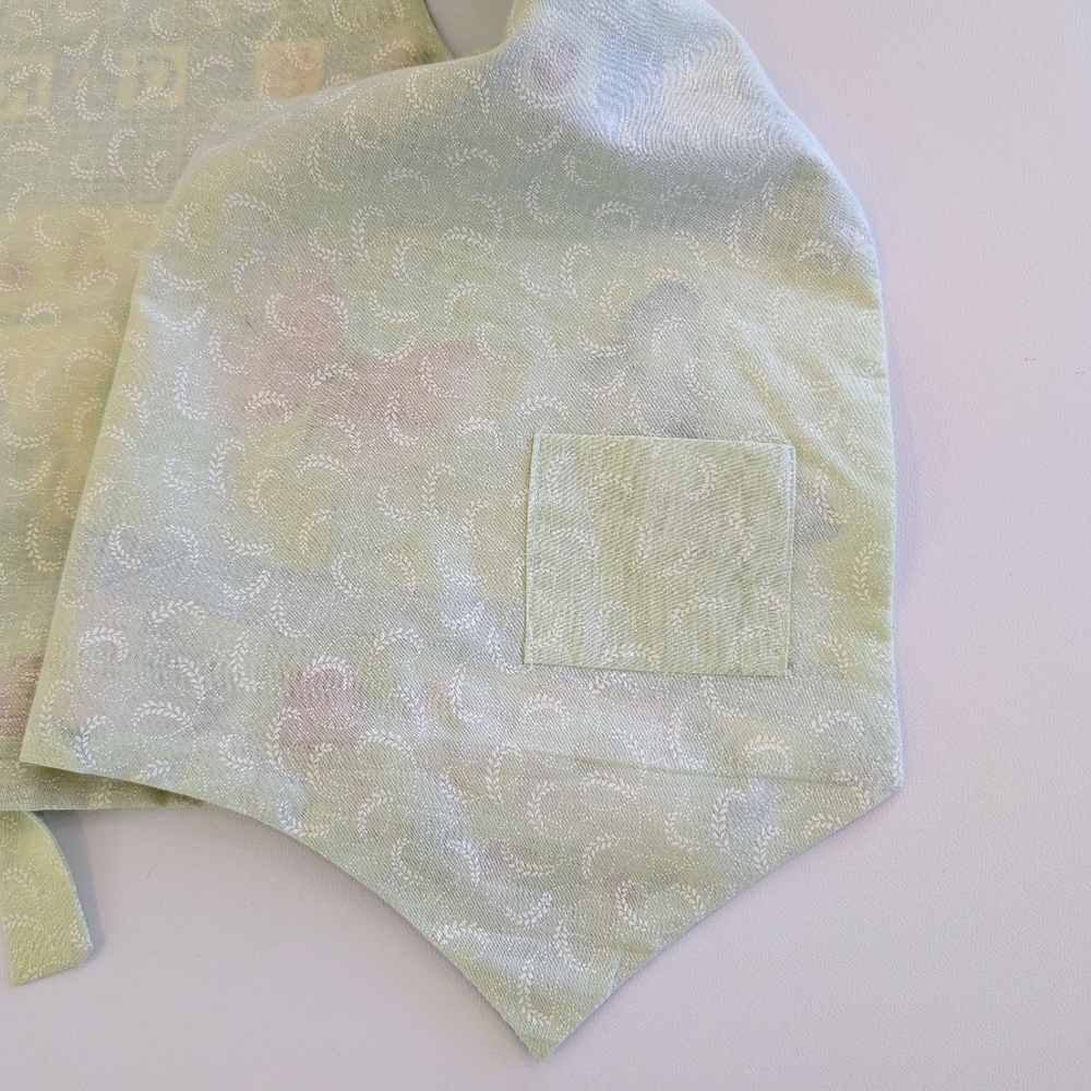 Handmade "Garden" vest W 3D butterflies, plants, flowers, farmhouse Vest. 2X - Picture 12 of 14